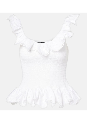 Susan Fang Ruffled cotton top