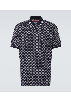 Gucci GG cotton piquet jacquard polo shirt