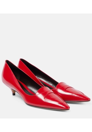 The Row Viv leather pumps