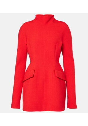 Sportmax Terfrite wool-blend gabardine minidress