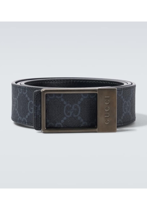 Gucci GG Canvas reversible leather belt