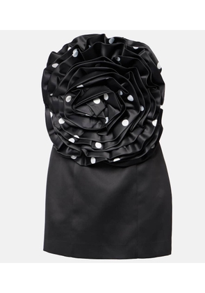 Rotate Big Flower minidress