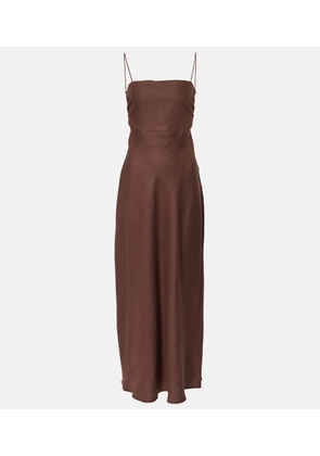 Faithfull Linen maxi dress