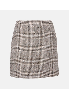 Blaze Milano Coci linen-blend miniskirt
