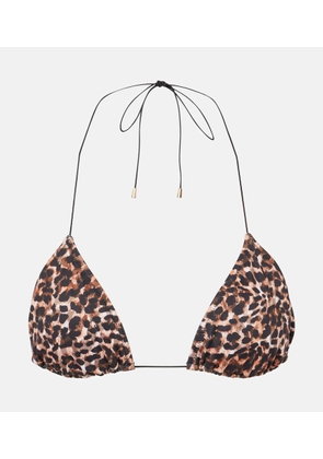 Bananhot Liv leopard-print bikini top
