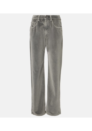 Brunello Cucinelli Velvet straight pants