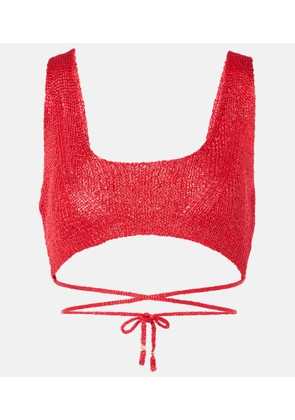 Bananhot Alma knitted crop top