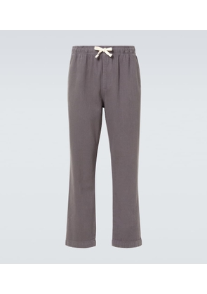 Frame Cotton straight pants