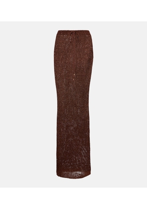 Bananhot Alma knitted sequined beach cover-up