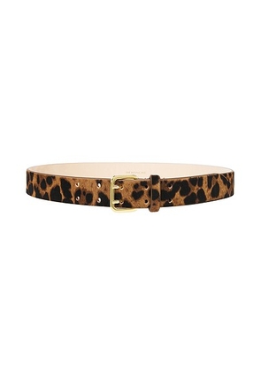 DEHANCHE Mini Hutch Animal Belt in Dark Jaguar & Gold - Neutral. Size M (also in S, XS).
