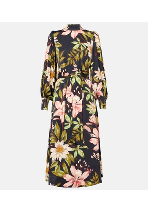 Farm Rio Floral midi dress
