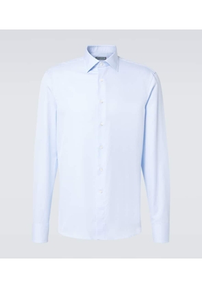 Canali Cotton poplin shirt