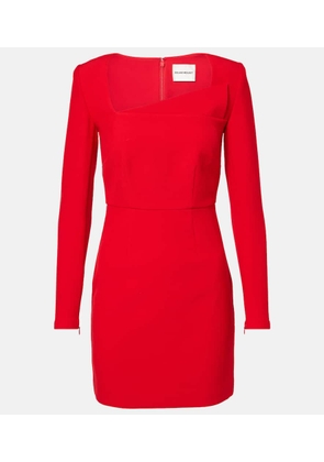 Roland Mouret Asymmetric crepe minidress