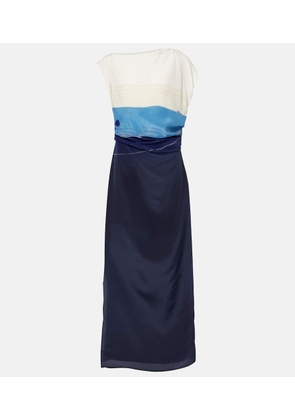 SIR Mariner printed silk maxi dress