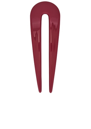 Emi Jay Hair Pin in Cherry Kiss - Red. Size all.