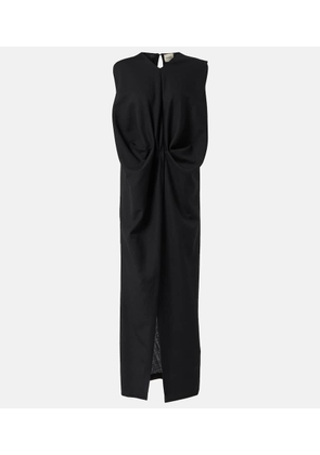 Khaite Niel wool and mohair maxi dress