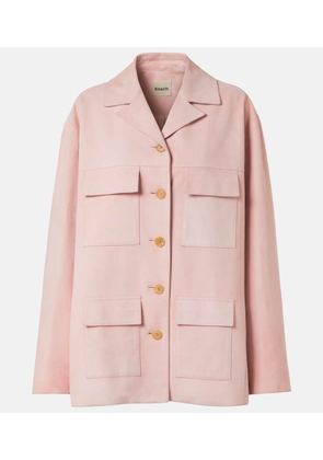 Khaite Morsson suede jacket