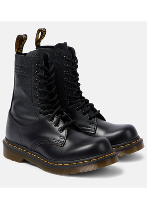MM6 Maison Margiela x Dr. Martens 1490 10-Eye leather combat boots