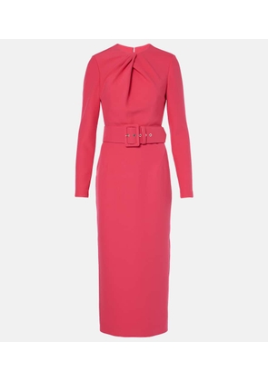 Safiyaa Belted midi dress