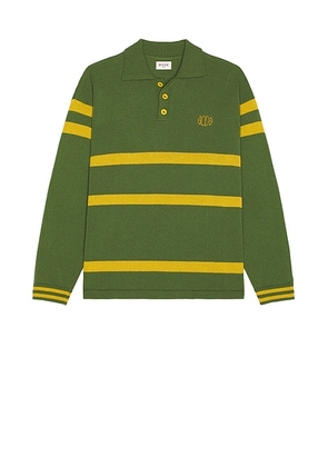 BODE Regis Polo in Green - Green. Size M (also in S).