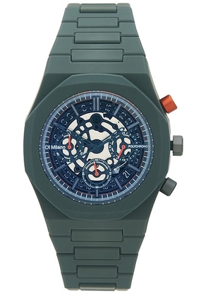 D1 Milano Polychrono 40.5mm Watch in Haste - Grey. Size all.