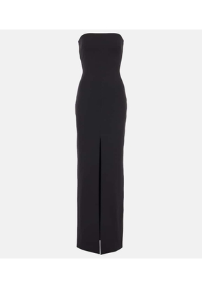 Solace London Bysha strapless crepe maxi dress