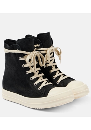 Rick Owens Sneaks high-top canvas sneakers