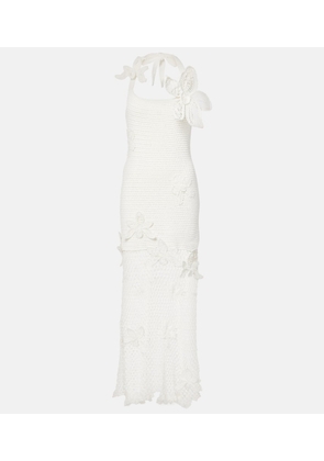 Oscar de la Renta Crochet cotton maxi dress