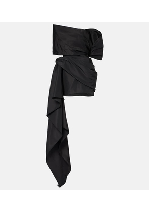 Oscar de la Renta Asymmetric mini dress