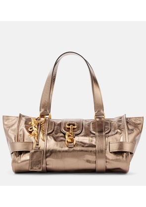 Chloe Kerala 25 Large metallic leather tote bag