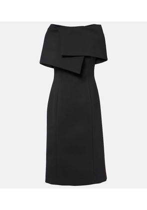 Oscar de la Renta Draped cocktail dress
