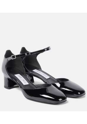 Jimmy Choo Pixie 45 patent leather Mary Jane pumps