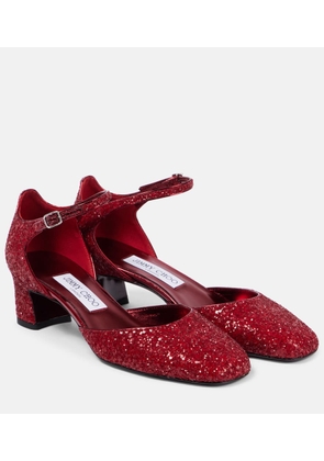 Jimmy Choo Pixie 45 glitter pumps