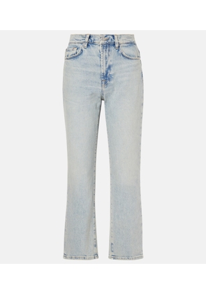 7 For All Mankind High-rise straight jeans