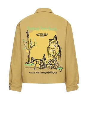 BODE Central Park Jacket in Ocre - Tan. Size L (also in M, XL/1X).