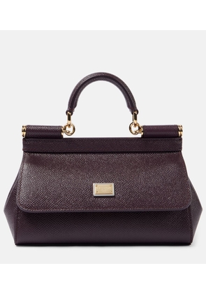 Dolce&Gabbana Sicily Small leather tote bag