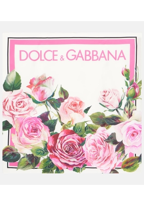 Dolce&Gabbana Floral silk scarf