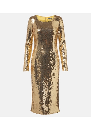 Dolce&Gabbana Sequined midi dress