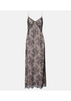Blumarine Rebrode lace midi dress