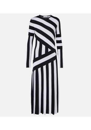 Gabriela Hearst Seema striped wool maxi dress