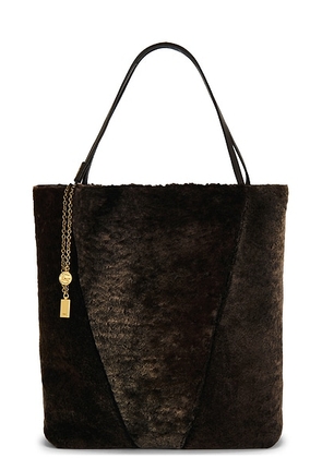 Chloe Spin Tote Bag in Kohl Brown - Chocolate. Size all.