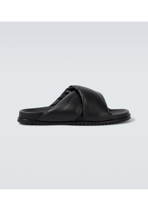 Rick Owens Donut Granola leather sandals