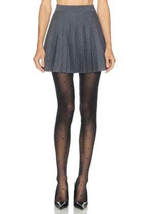 Balenciaga Pleated Skirt in Heather Grey - Grey. Size M (also in ).