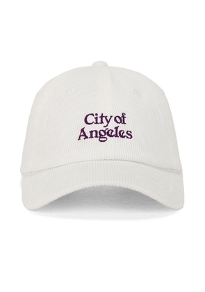 Corridor City Of Angeles Cap in Natural - White. Size all.