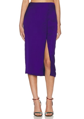 Alejandra Alonso Rojas Un Edge Pencil Skirt in Indigo - Blue. Size 0 (also in 2, 4, 6).