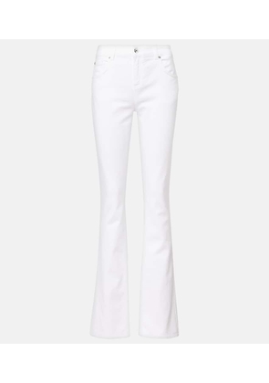 Blumarine Chain-detail high-rise bootcut jeans