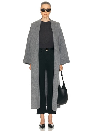 By Malene Birger Trullem Coat in Grey Melange - Grey. Size 40 (also in ).