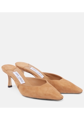 Jimmy Choo Vivi 65 suede mules
