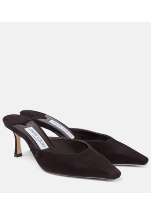 Jimmy Choo Vivi 65 suede mules