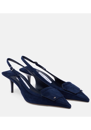 Jimmy Choo Frances 60 suede slingback pumps